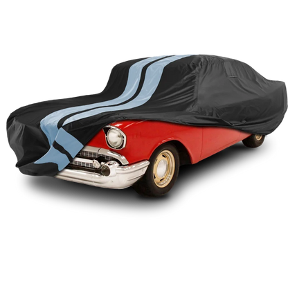 iCarCover Chevrolet Chevelle Black Gray Pro Series Car Cover