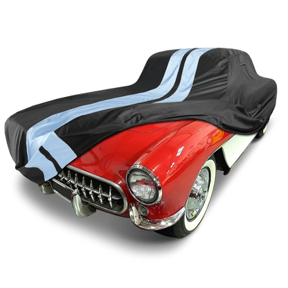 iCarCover Chevrolet Corvette Black Gray Pro Series Car Cover