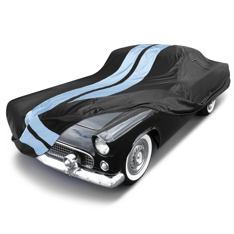 iCarCover Ford Thunderbird Classic Black Gray Pro Series Car Cover