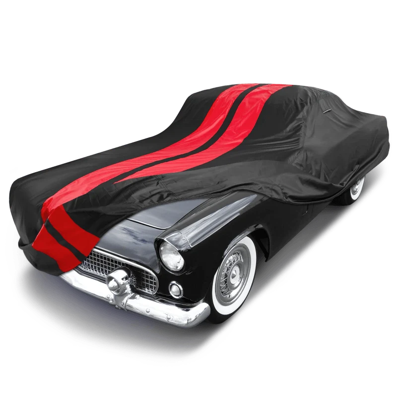 iCarCover Ford Thunderbird Classic Black Red Pro Series Car Cover