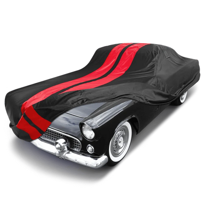 iCarCover Ford Thunderbird Classic Black Red Pro Series Car Cover