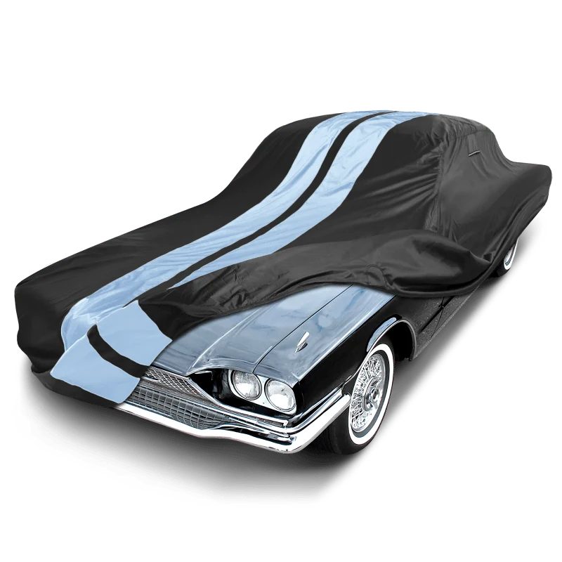 iCarCover Ford Thunderbird Classic Black Gray Pro Series Car Cover