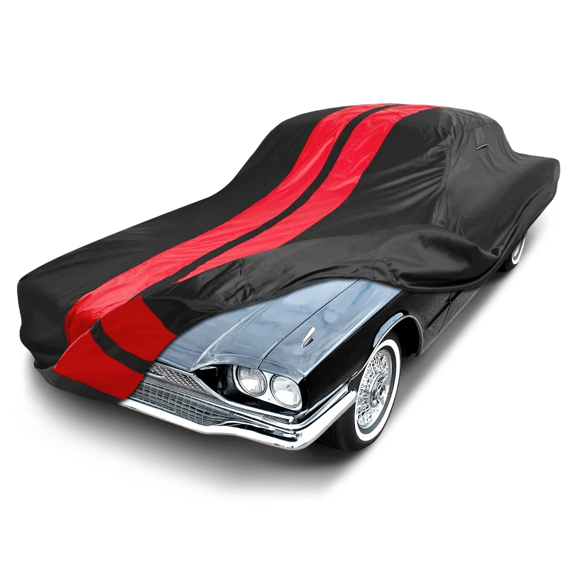 iCarCover Ford Thunderbird Classic Black Red Pro Series Car Cover