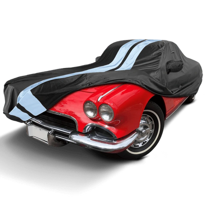 iCarCover Chevrolet Corvette Black Gray Pro Series Car Cover