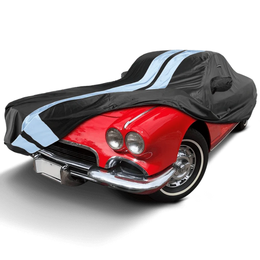iCarCover Chevrolet Corvette Black Gray Pro Series Car Cover
