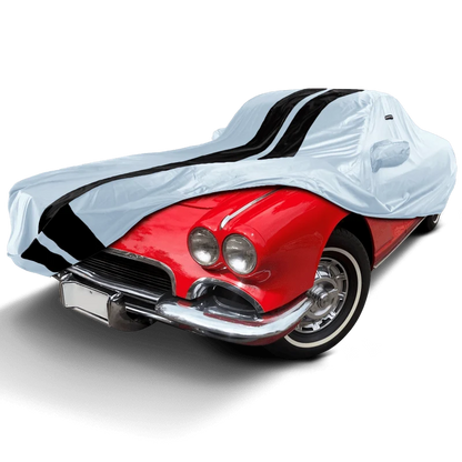 iCarCover Chevrolet Corvette Gray Black Pro Series Car Cover