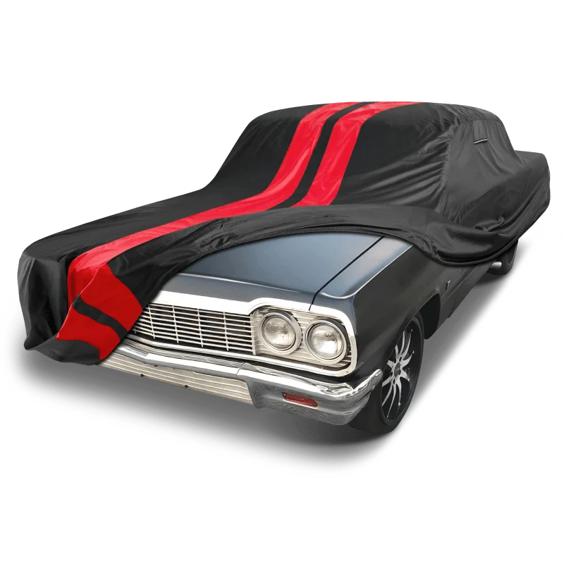 iCarCover Chevrolet Bel Air Black Red Pro Series Car Cover