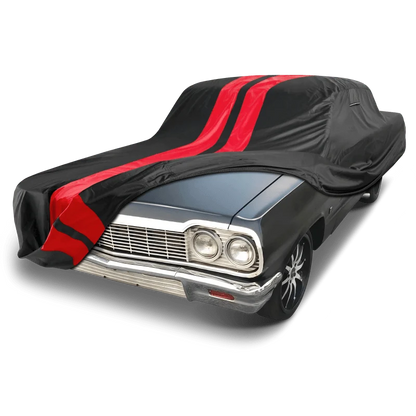 iCarCover Chevrolet Bel Air Black Red Pro Series Car Cover