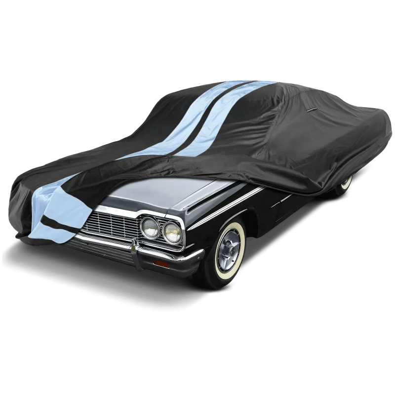 iCarCover Chevrolet Impala Black Gray Pro Series Car Cover
