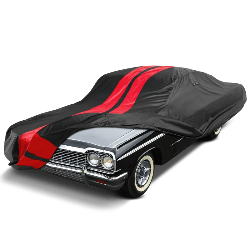 iCarCover Chevrolet Impala Black Red Pro Series Car Cover