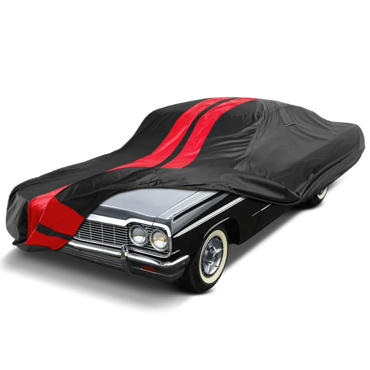 iCarCover Chevrolet Impala Black Red Pro Series Car Cover
