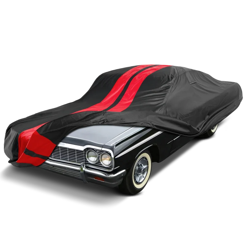 iCarCover Chevrolet Impala Black Red Pro Series Car Cover