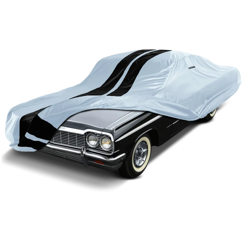 iCarCover Chevrolet Impala Gray Black Pro Series Car Cover