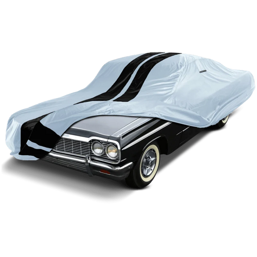 iCarCover Chevrolet Impala Gray Black Pro Series Car Cover