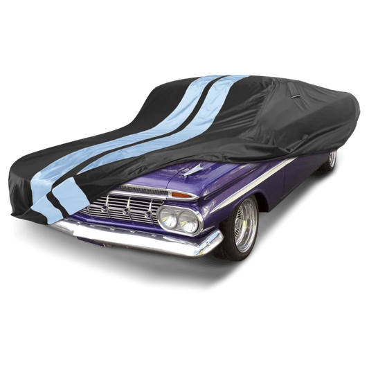 iCarCover Chevrolet El Camino Black Gray Pro Series Car Cover