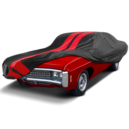 iCarCover Chevrolet Bel Air Black Red Pro Series Car Cover
