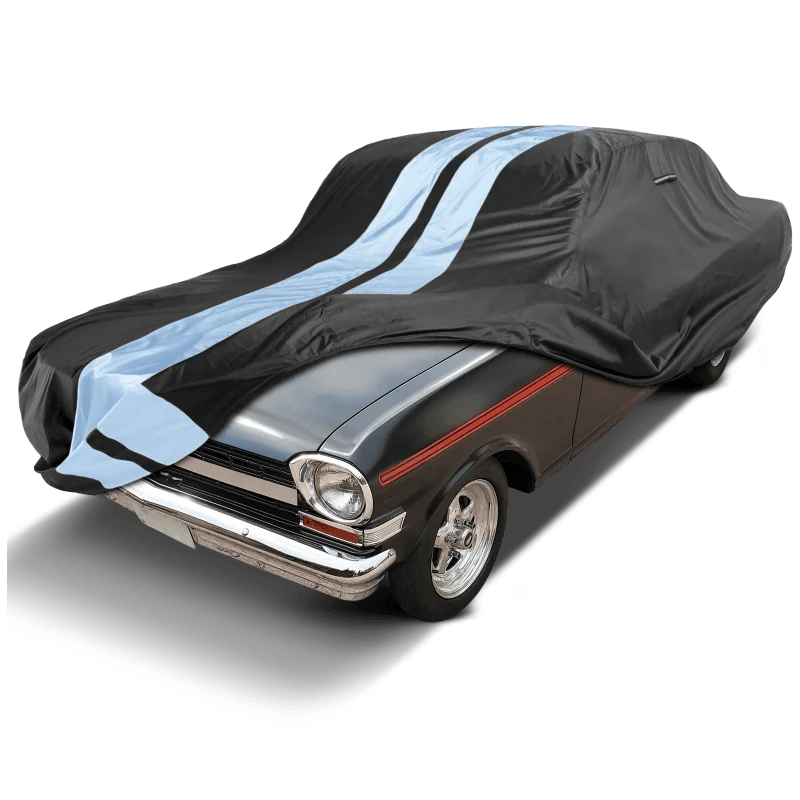 iCarCover Chevrolet Nova Black Gray Pro Series Car Cover