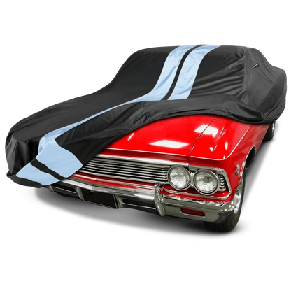 iCarCover Chevrolet El Camino Black Gray Pro Series Car Cover