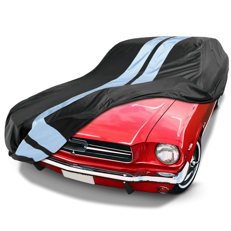 iCarCover Ford Mustang Black Gray Pro Series Car Cover