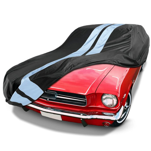 iCarCover Ford Mustang Black Gray Pro Series Car Cover