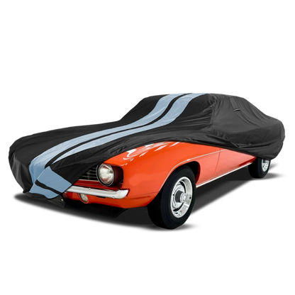 iCarCover Chevrolet Camaro Black Gray Pro Series Car Cover