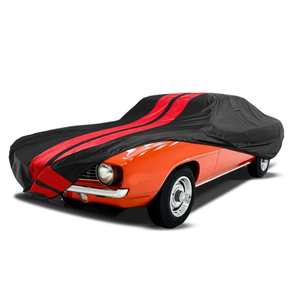 iCarCover Chevrolet Camaro Black Red Pro Series Car Cover