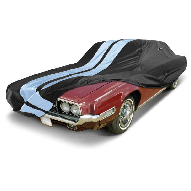 iCarCover Ford Thunderbird Classic Black Gray Pro Series Car Cover