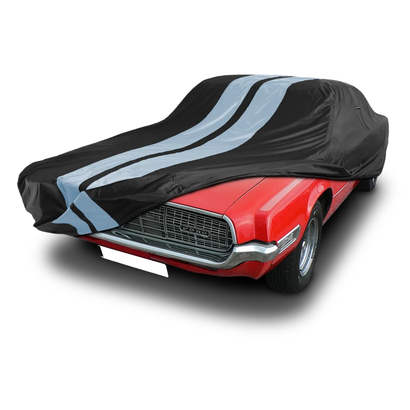 iCarCover Ford Thunderbird Classic Black Gray Pro Series Car Cover