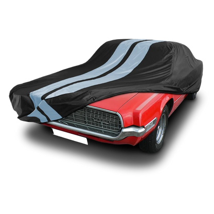 iCarCover Ford Thunderbird Classic Black Gray Pro Series Car Cover