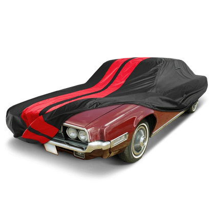 iCarCover Ford Thunderbird Classic Black Red Pro Series Car Cover
