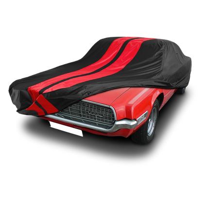 iCarCover Ford Thunderbird Classic Black Red Pro Series Car Cover
