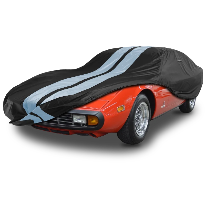iCarCover Ferrari 308,328,330,348,360,365 1964-2006 Black Gray Pro Series Car Cover