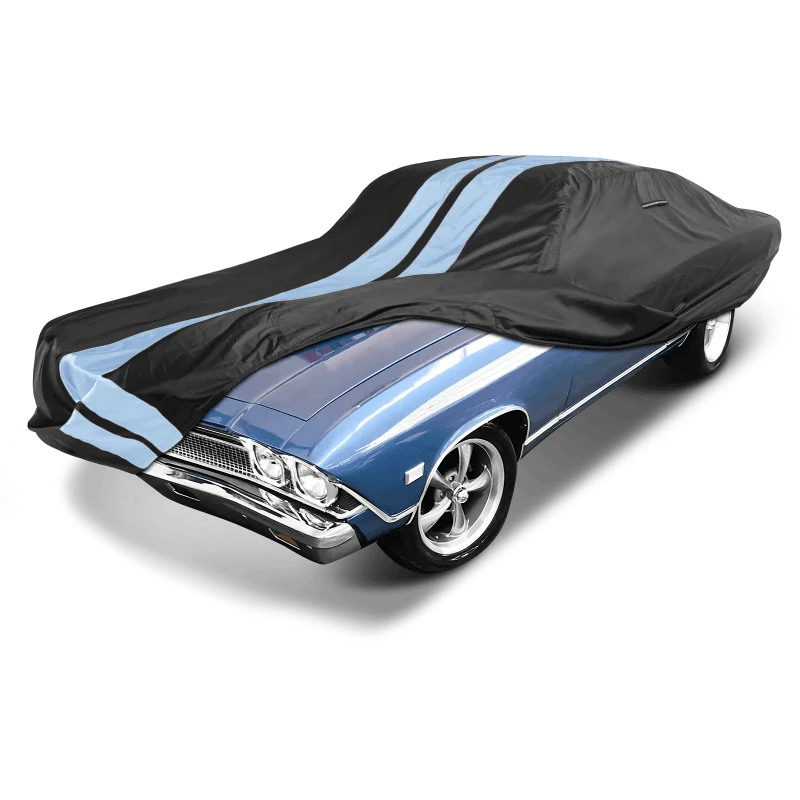iCarCover Chevrolet Chevelle Black Gray Pro Series Car Cover