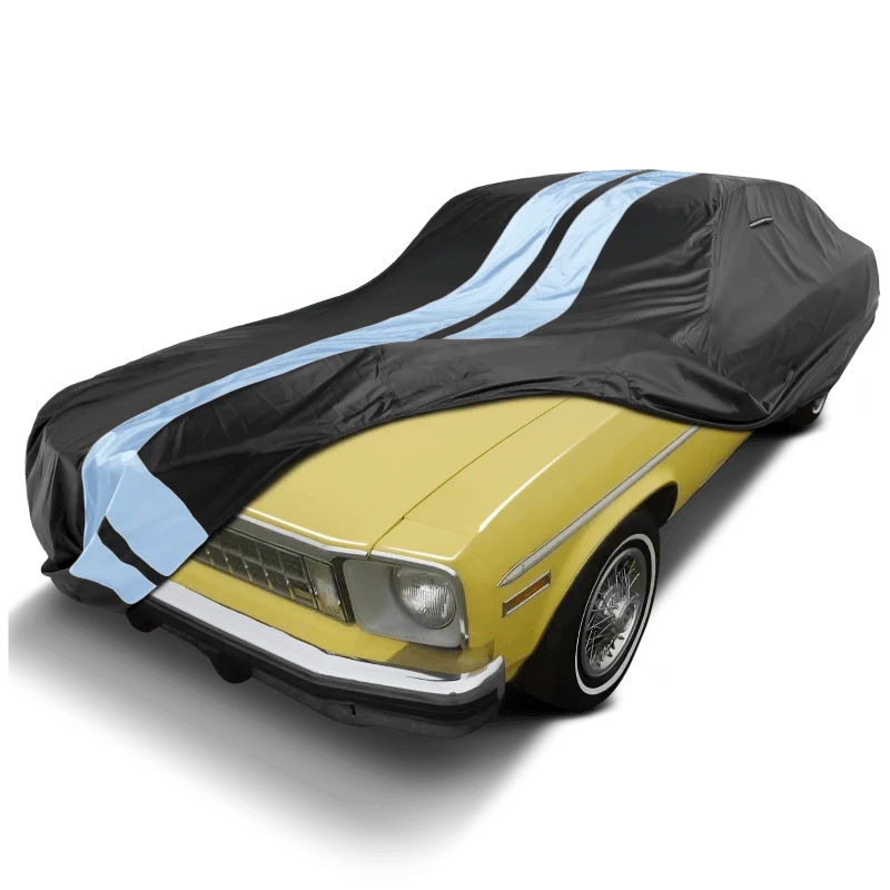 iCarCover Chevrolet Nova Black Gray Pro Series Car Cover