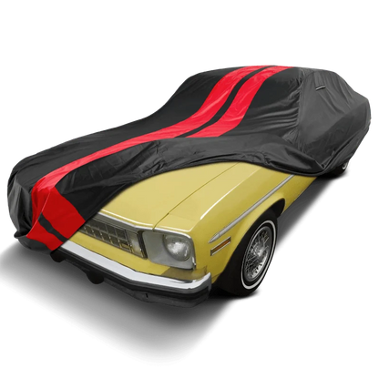 iCarCover Chevrolet Nova Black Red Pro Series Car Cover