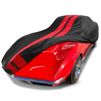 iCarCover Chevrolet Corvette Black Red Pro Series Car Cover