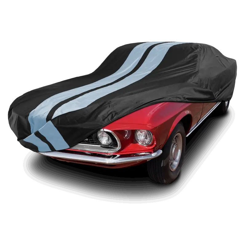 iCarCover Ford Mustang Black Gray Pro Series Car Cover