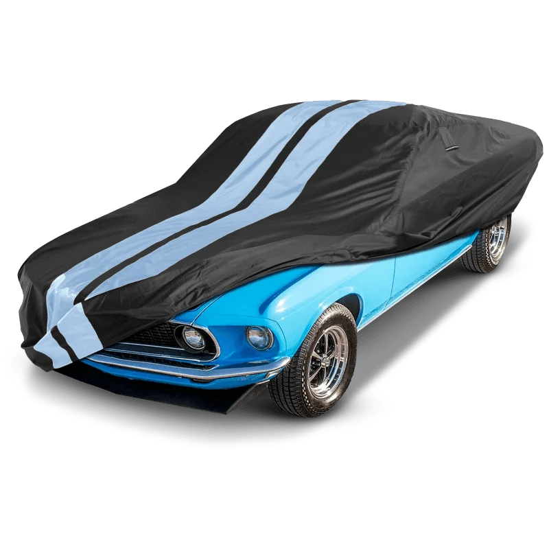 iCarCover Ford Mustang Black Gray Pro Series Car Cover