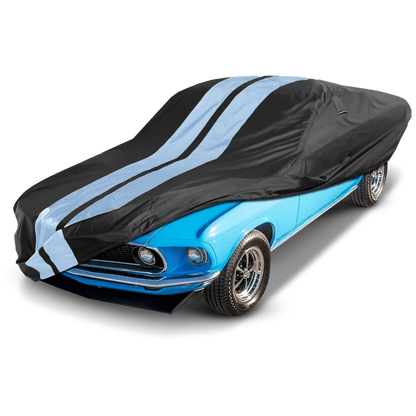 iCarCover Ford Mustang Black Gray Pro Series Car Cover