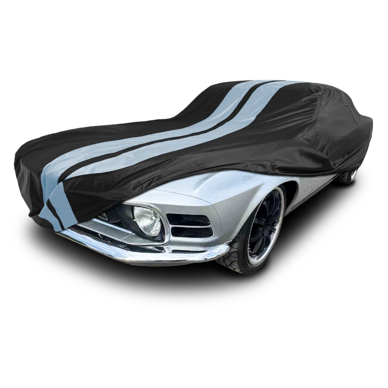 iCarCover Ford Mustang Black Gray Pro Series Car Cover