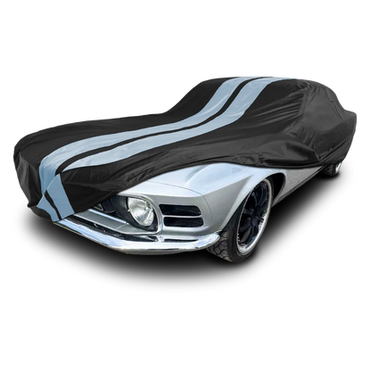 iCarCover Ford Mustang Black Gray Pro Series Car Cover