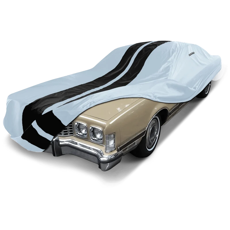 iCarCover Ford Thunderbird Classic Black Gray Pro Series Car Cover