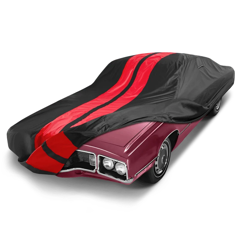 iCarCover Ford Thunderbird Classic Black Red Pro Series Car Cover