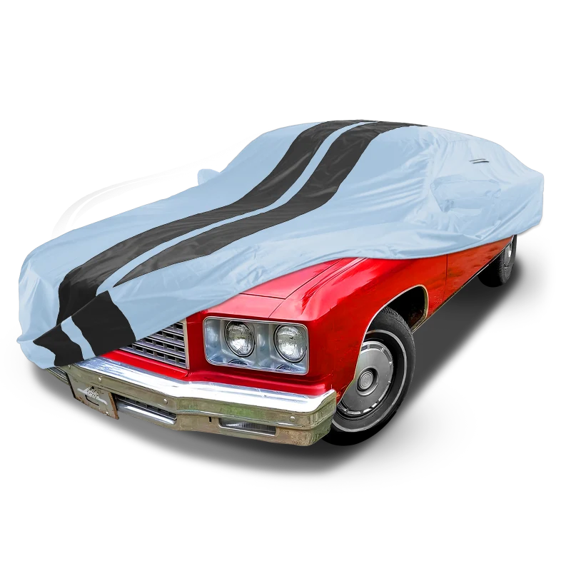 iCarCover Chevrolet Impala Gray Black Pro Series Car Cover