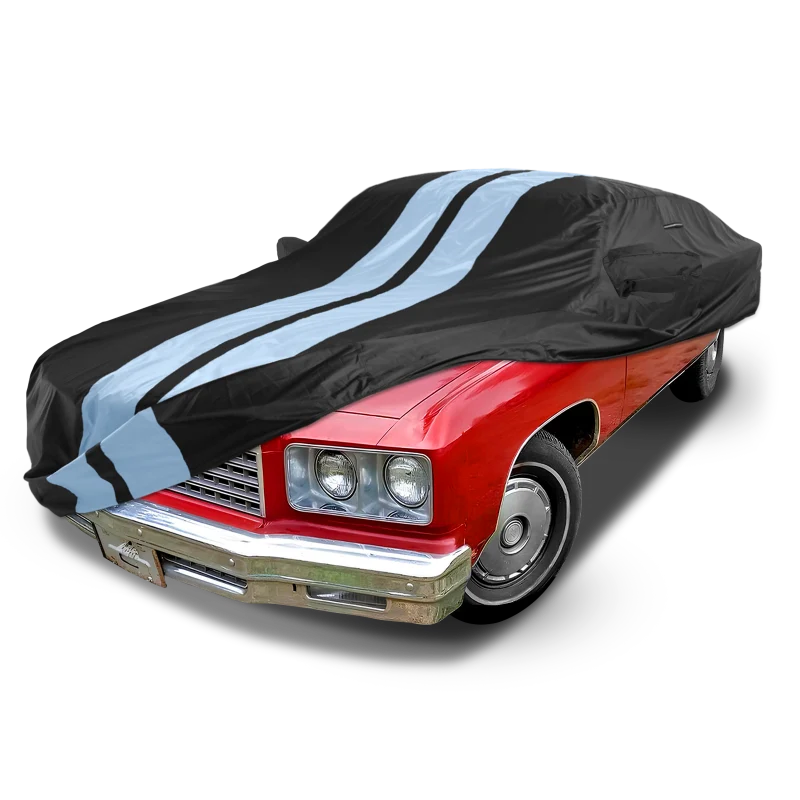 iCarCover Chevrolet Impala Black Gray Pro Series Car Cover