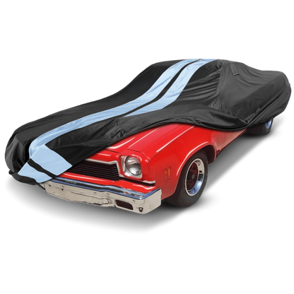 iCarCover Chevrolet El Camino Black Gray Pro Series Car Cover