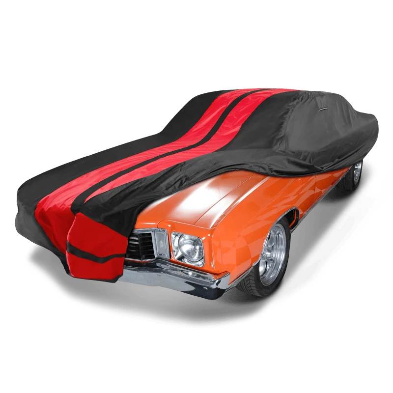 iCarCover Chevrolet Monte Carlo Black Red Pro Series Car Cover