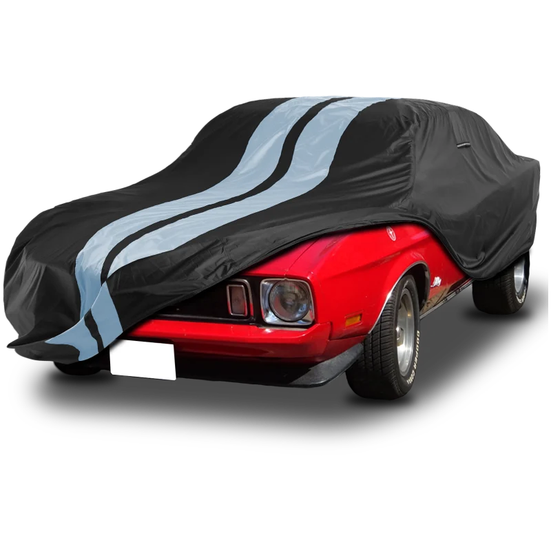 iCarCover Ford Mustang Black Gray Pro Series Car Cover