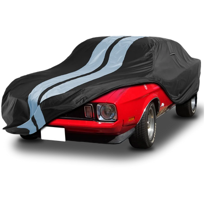 iCarCover Ford Mustang Black Gray Pro Series Car Cover