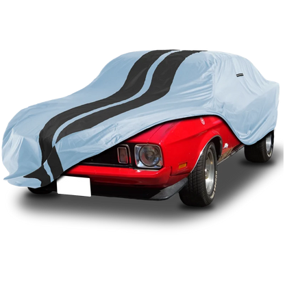 iCarCover Ford Mustang Gray Black Pro Series Car Cover